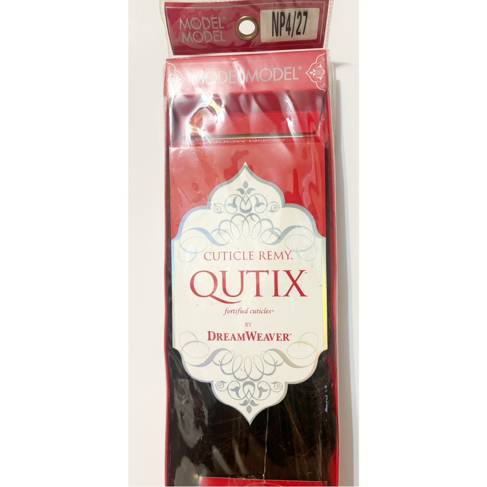 Model Model Qutix Curticle Remy Human Hair, 10" Color-NP4/27 - Picture 2 of 4